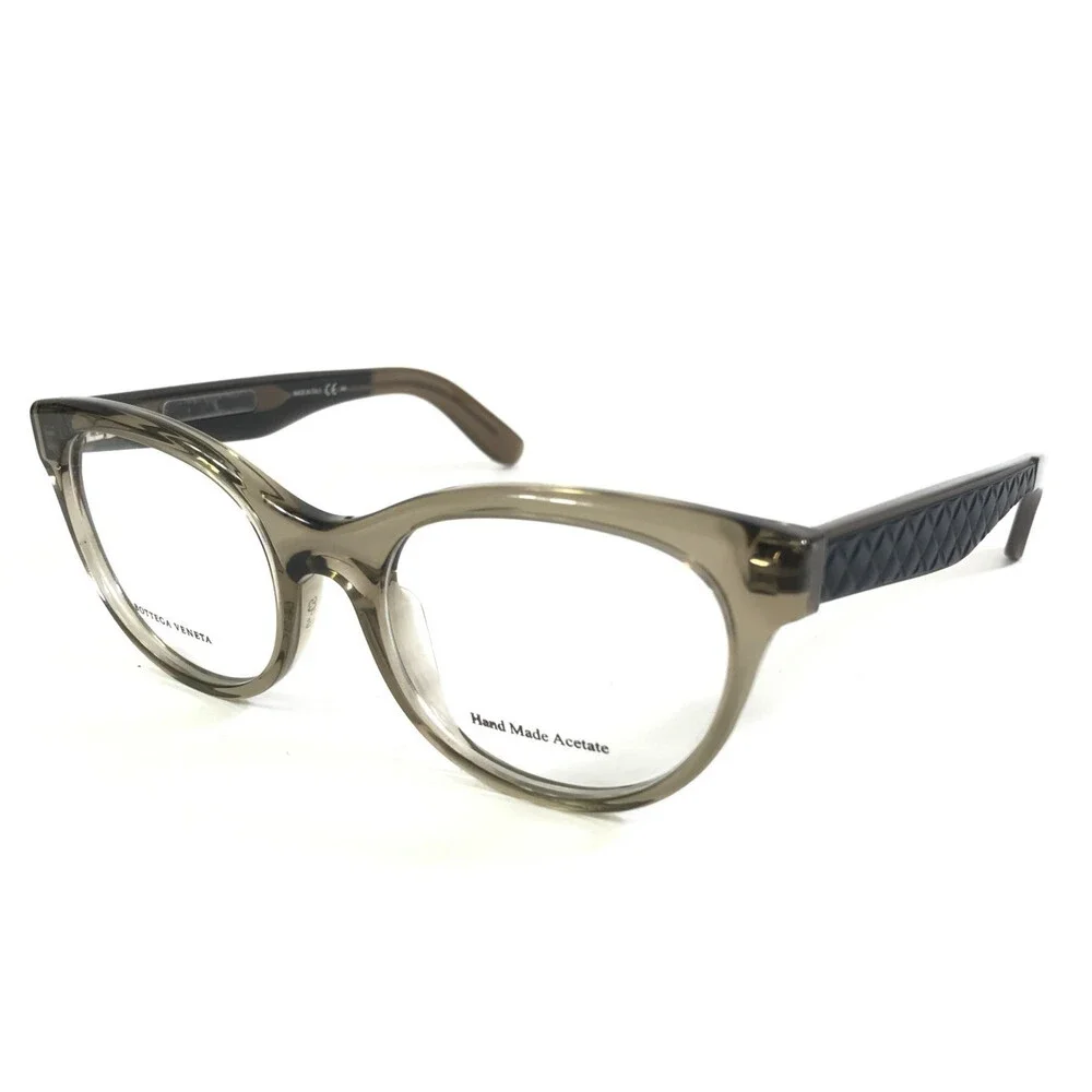 Bottega Veneta Eyeglasses Frame B.V. 306 TIE Transparent Woven Leather 50-19-140